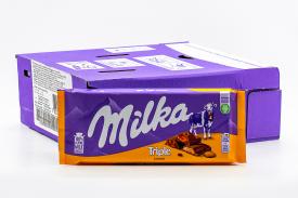 Молочный шоколад Milka Тройная карамель 90 гр
