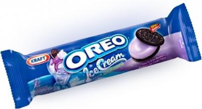 Печенье Орео с кремом "Черничное мороженое" (Ice Cream Blueberry) 137 грамм